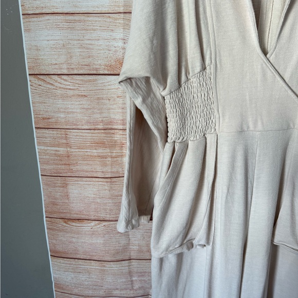 Free People Cream Open-Front Textured Cardigan - Picture 2 of 6